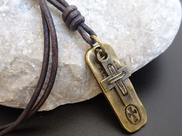 mens cross pendant