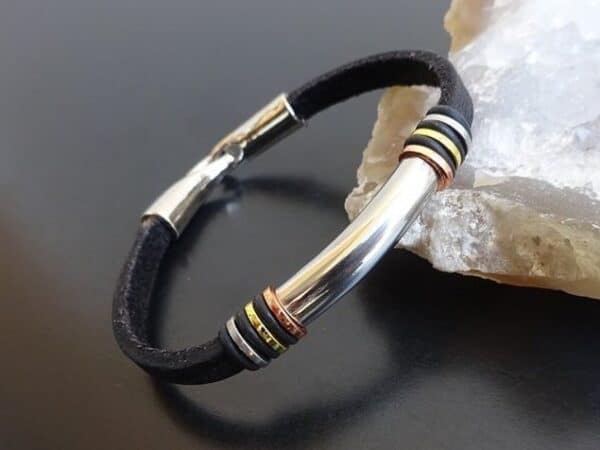 Mens Leather Bracelet