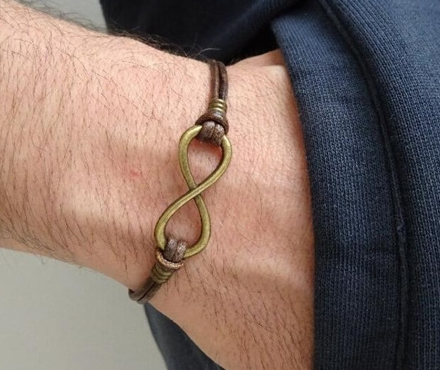 infinity leather bracelet infinity leather bracelet