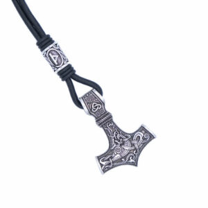 mjolnir necklace with rune