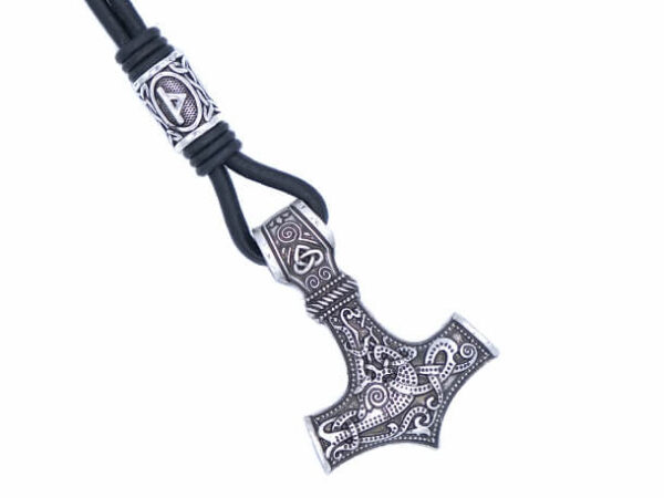 mjolnir necklace with rune