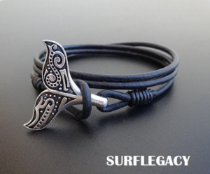 whale tail wrap bracelet
