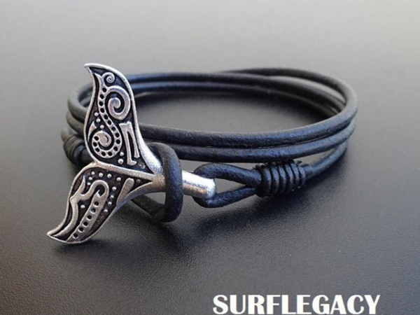 whale tail wrap bracelet