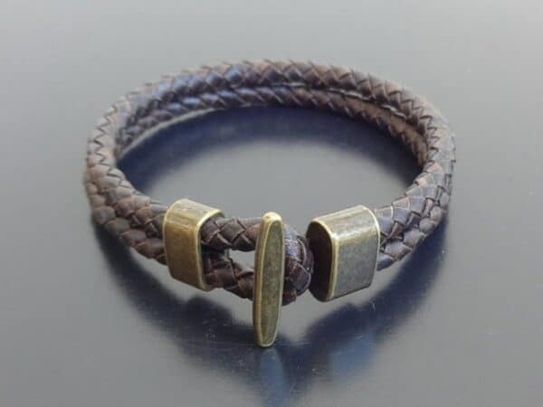 braided Leather Bracelet for man