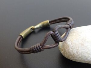 leather bracelet for man