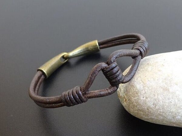 leather bracelet for man