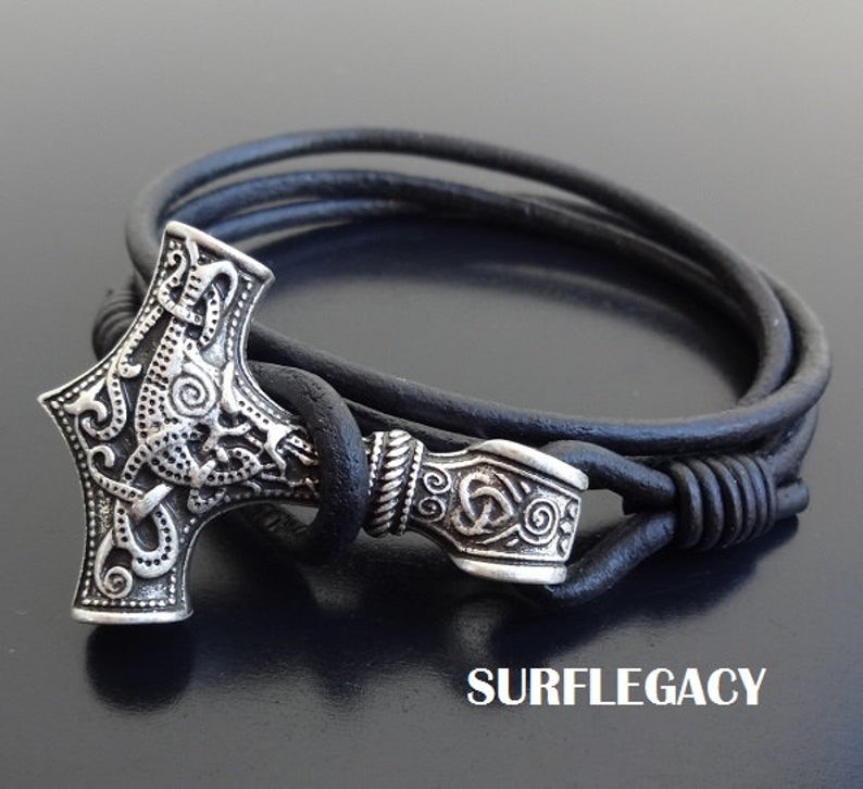 silver mjolnir bracelet silver mjolnir bracelet