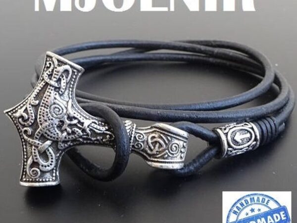 mjolnir bracelet with rune