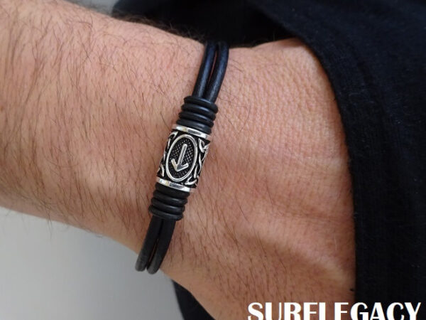 viking bracelet with rune
