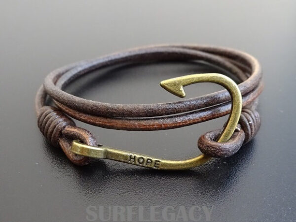 Hope Fish Hook Bracelet
