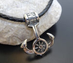 stainless steel anchor on leather website instagram