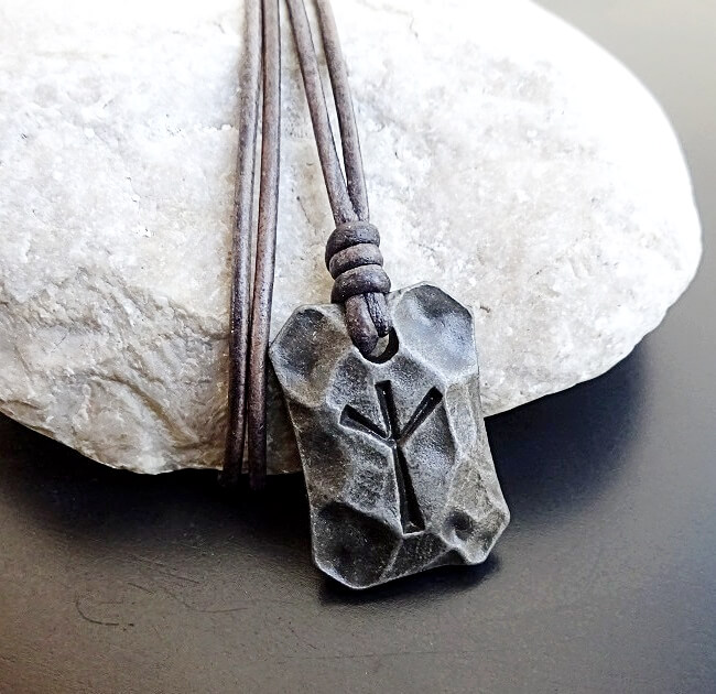 rune necklace algiz rune necklace algiz