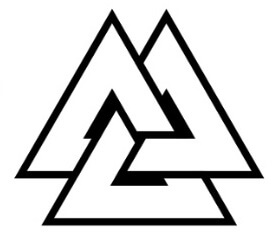 Valknut viking symbol