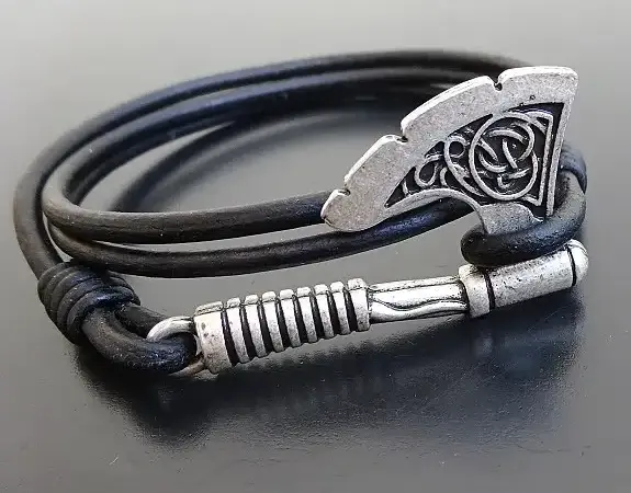 AXE BRACELET SILVER COLOR
