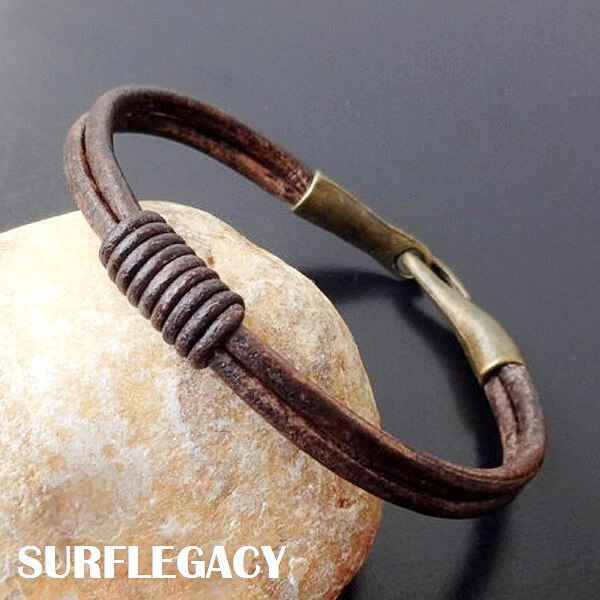 Handmade Mens leather bracelet Handmade Mens leather bracelet