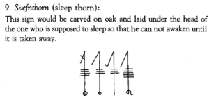 Svefnthorn symbol