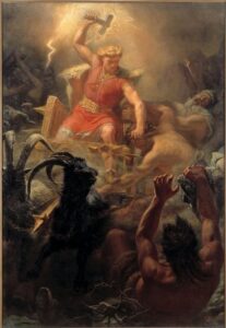 thor with mjolnir