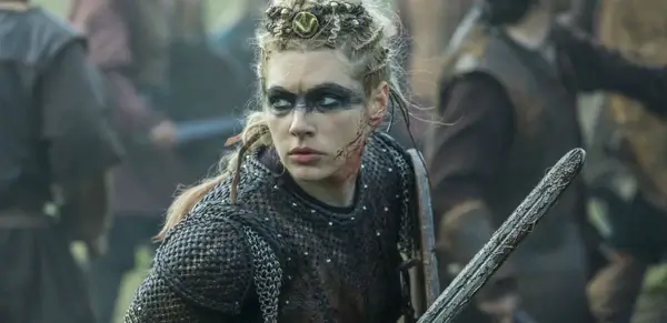 viking face paint Eyeliner of Lagertha Viking Shieldmaiden from Vikings TV series
