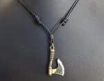 bronze Viking Axe Necklace