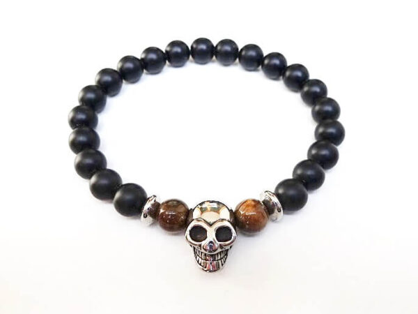 SKULL BEAD BRACELET