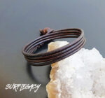 Surfer Leather Wrap Bracelet