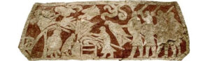 sacrife to odin carved on stone
