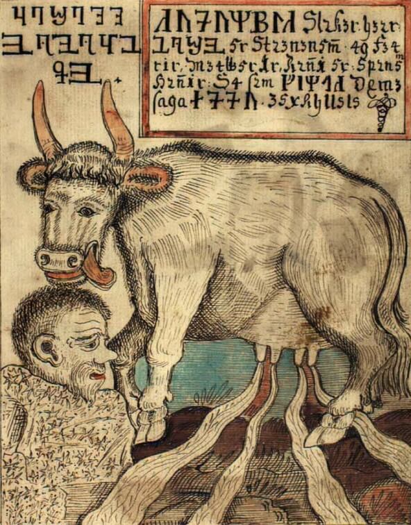From an 18th-century Icelandic manuscript buri norse mythology