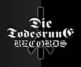 Die Todesrune Records logo with algiz rune