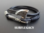 Axe Bracelet with Norse Rune PERUN AXE
