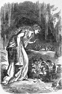 Freya in the dwarfs' cave