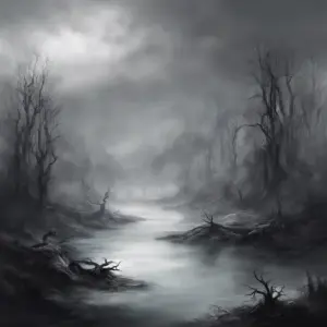 Niflheim with the spring Hvergelmir