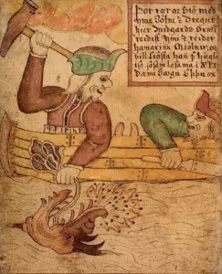 jormungandr thor and himiry