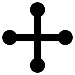 Cross Pommee