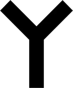FORKED CROSS