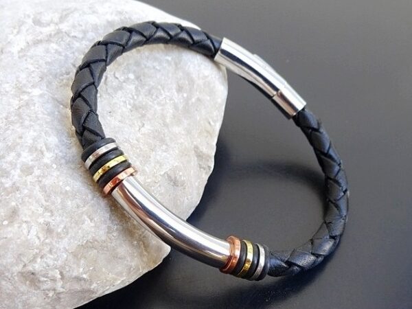 Leather Braided Bracelet for Man